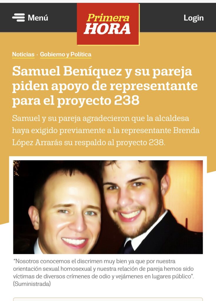 En el periódico Primera Hora